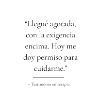 psicóloga autoexigencia